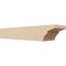 Ekena Millwork 6in. W x 4in. H x 24in. L Monterey Woodgrain TimberThane Rafter Tail, Primed Tan RFTUR06X04X24MONRCPR - alternate 1